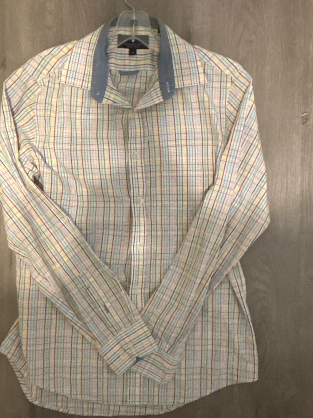 Argyleculture by Russell Simmons Multi-Color Button Down Shirt Size M